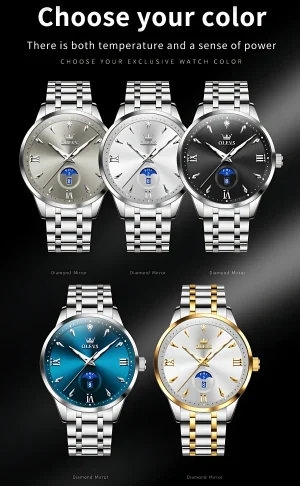 Olevs 3646 Men Watch - Image 7
