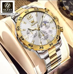 Olevs 3678 Chronograph Watch - Image 7