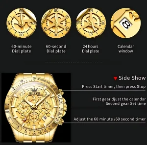 Olevs 9913 Chronograph Men - Image 9