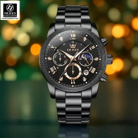 Olevs 3660 Chronograph Chain