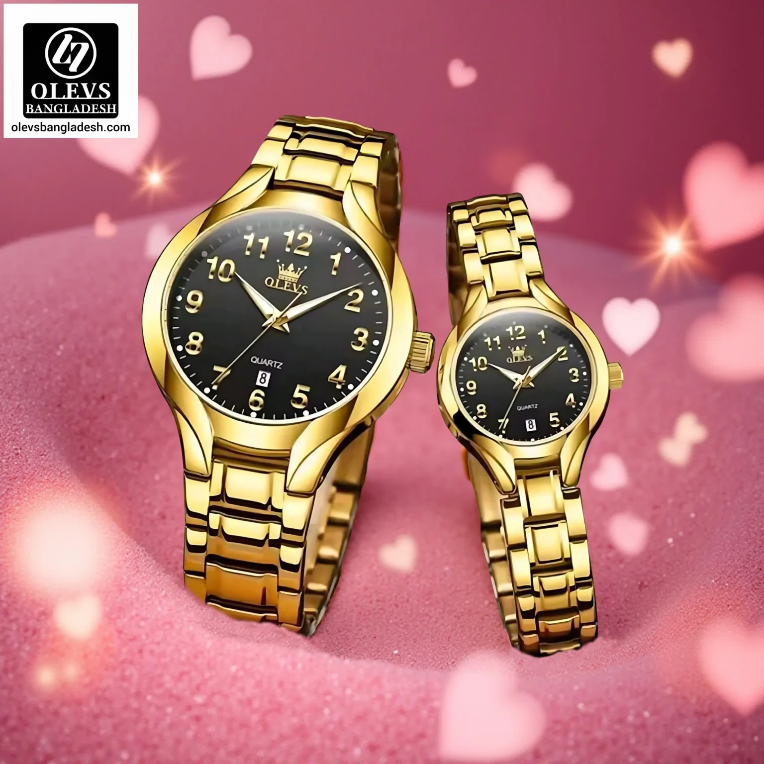 Olevs 3650 Couple Watch