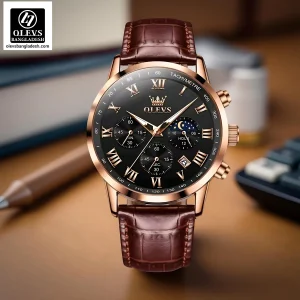 Olevs 5529 Chronograph Belt