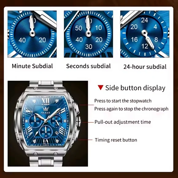 Olevs 5639 Chronograph Men