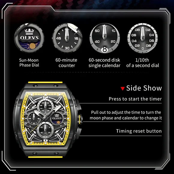 Olevs 2975 Chronograph Men
