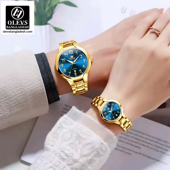 Olevs 3650 Couple Watch