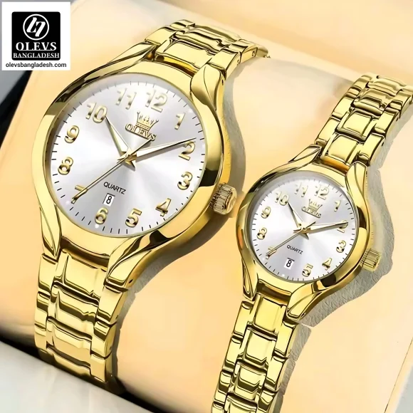 Olevs 3650 Couple Watch