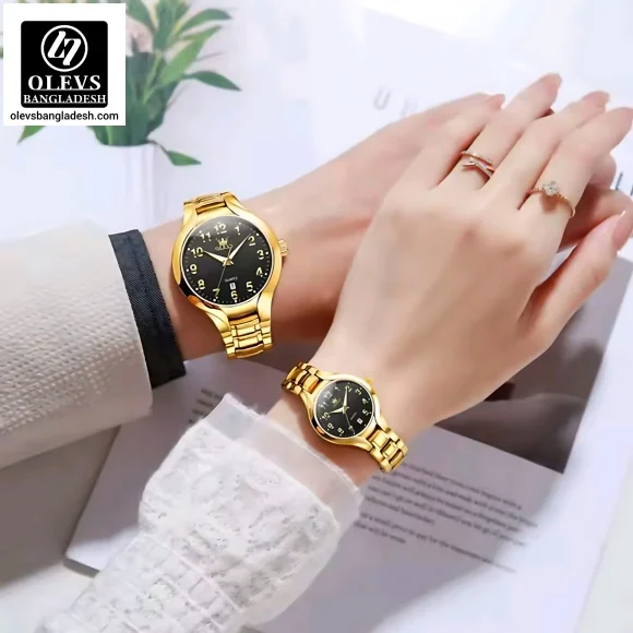 Olevs 3650 Couple Watch