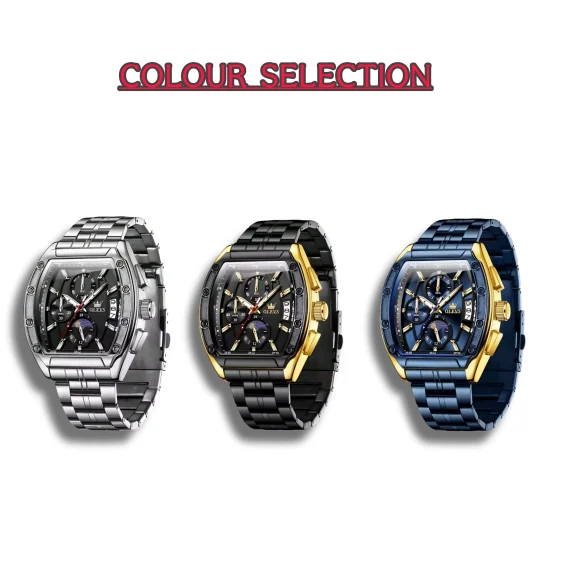 Olevs 3661 Chronograph Chain