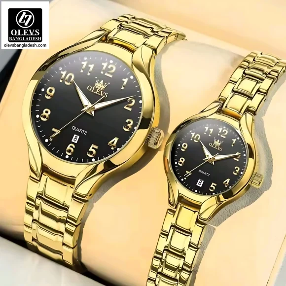 Olevs 3650 Couple Watch