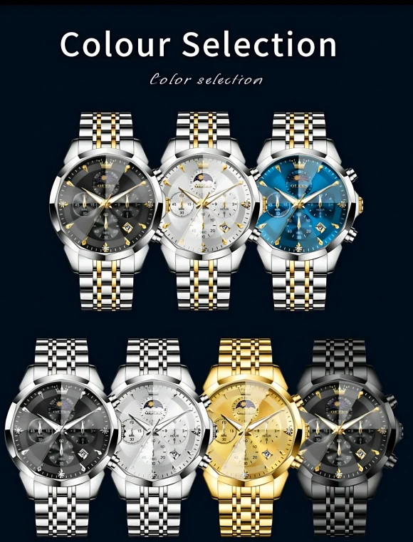 Olevs 3673 Chronograph Men - Image 9
