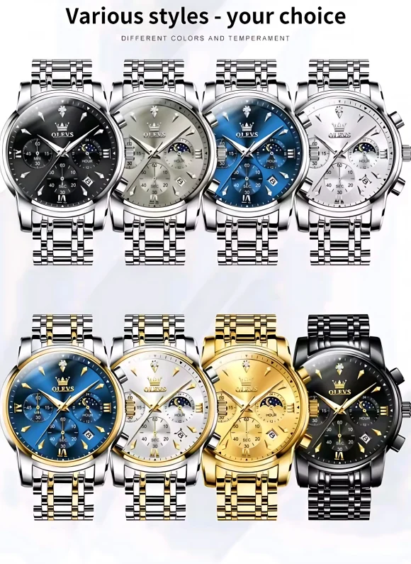 Olevs 3639 Chronograph Men