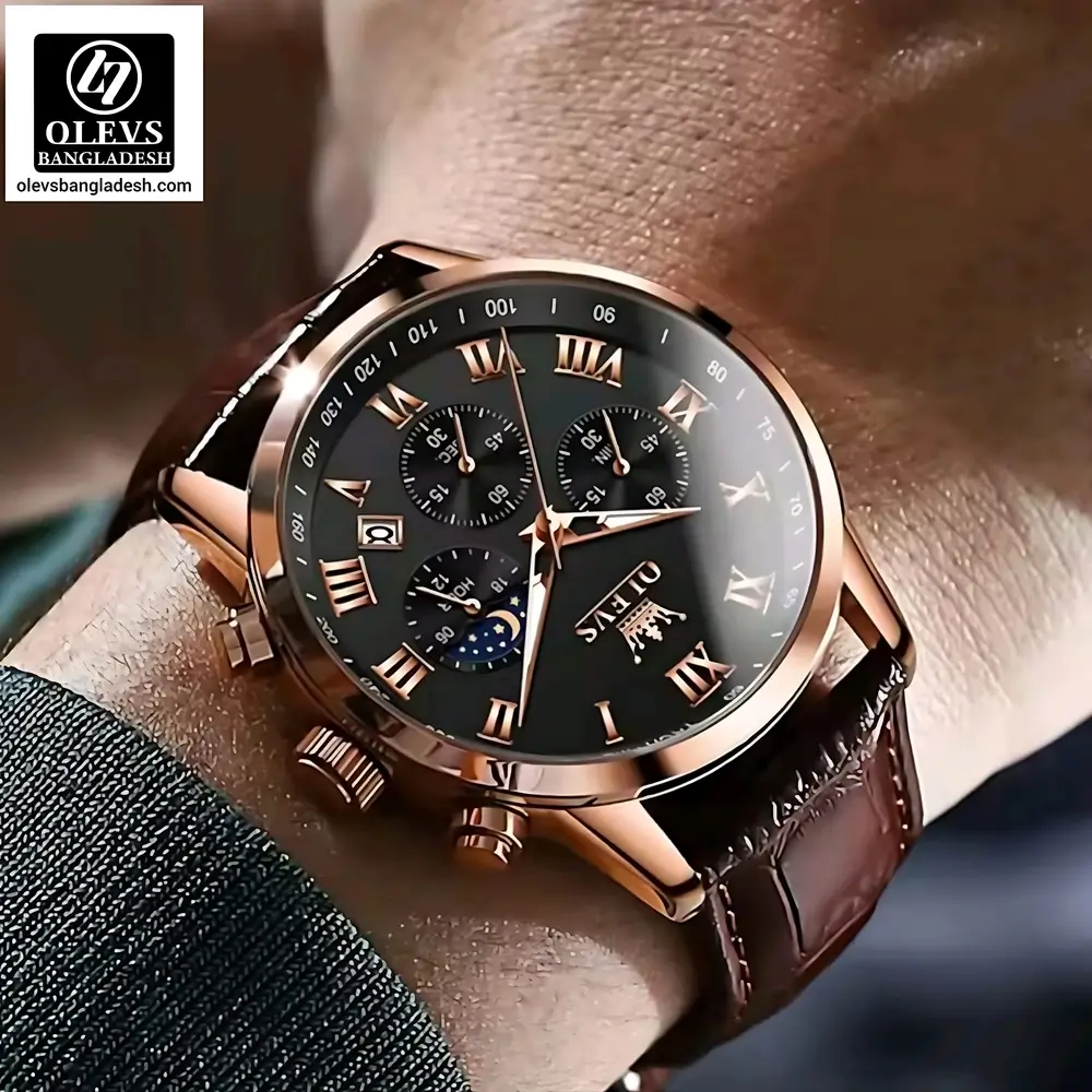 Olevs 5529 Belt Chronograph - Image 15