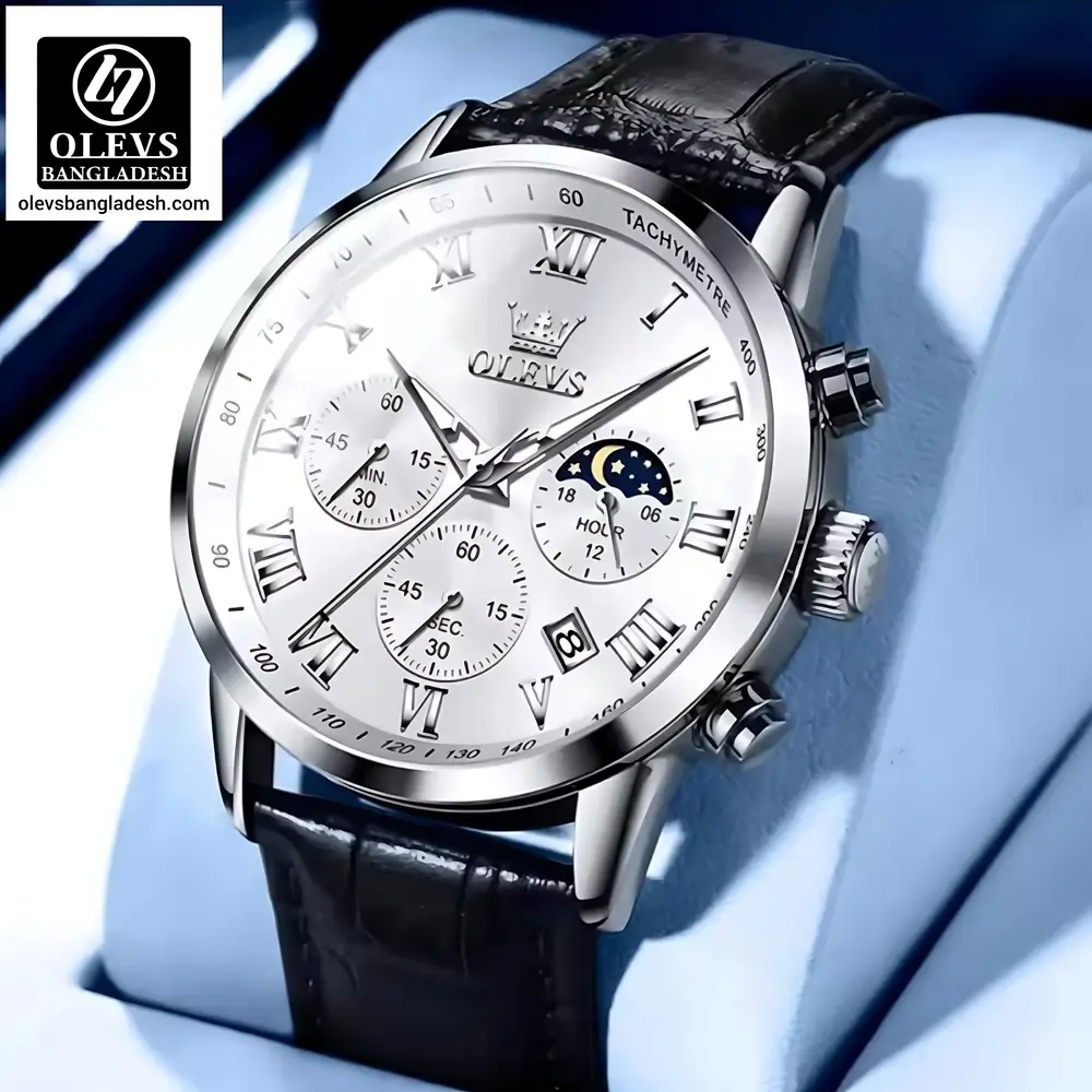 Olevs 5529 Belt Chronograph - Image 2