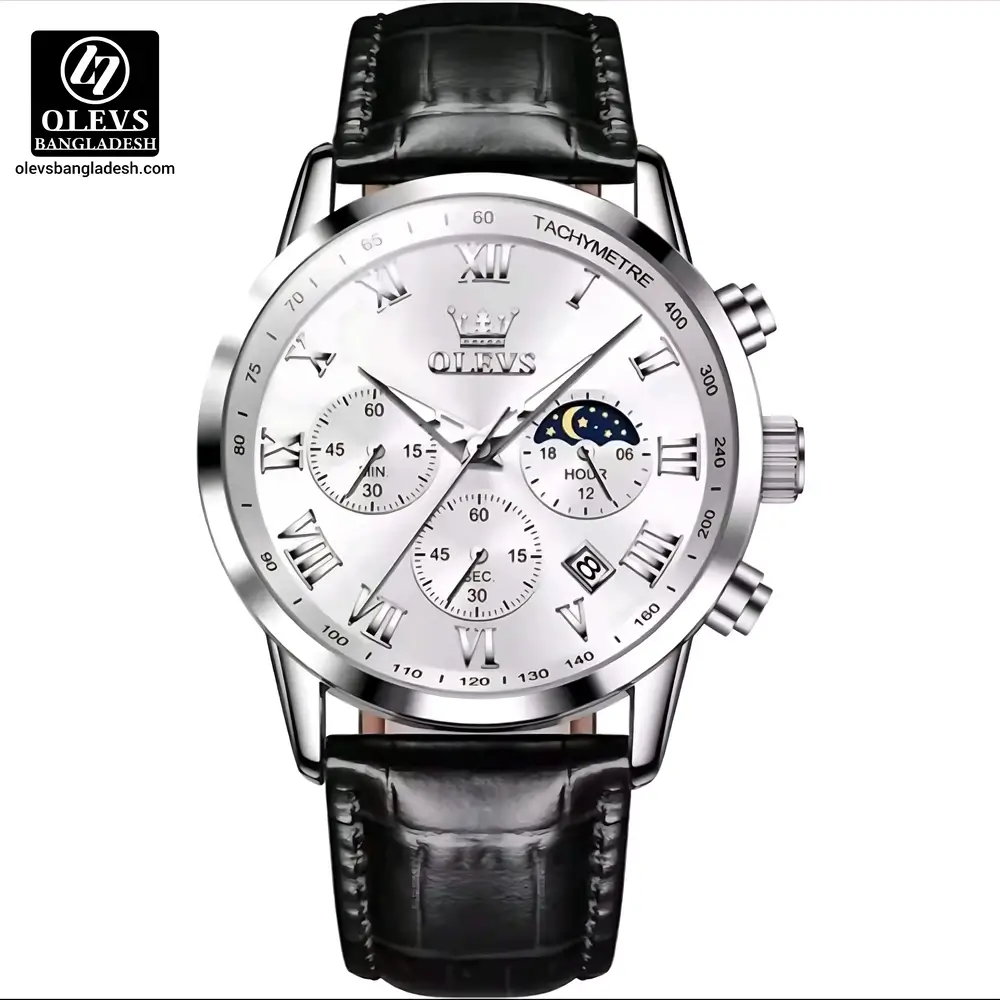 Olevs 5529 Belt Chronograph - Image 7