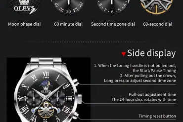 Olevs 3640 Men Chronograph