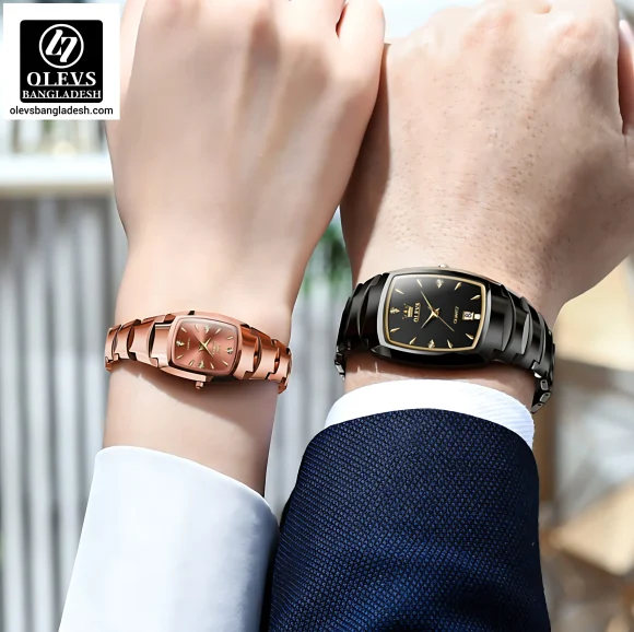 Olevs 7006 Couple Watch - Image 11
