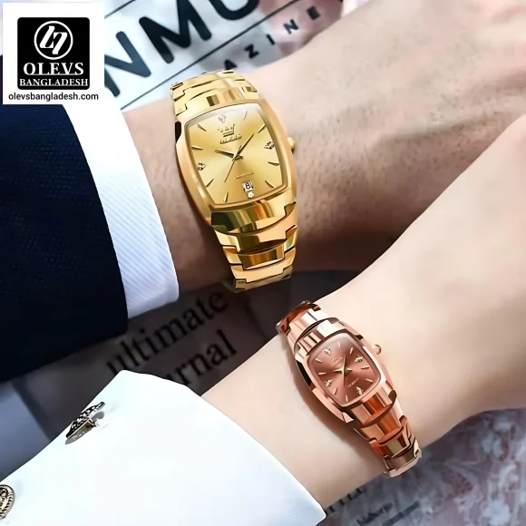 Olevs 7006 Couple Watch - Image 12