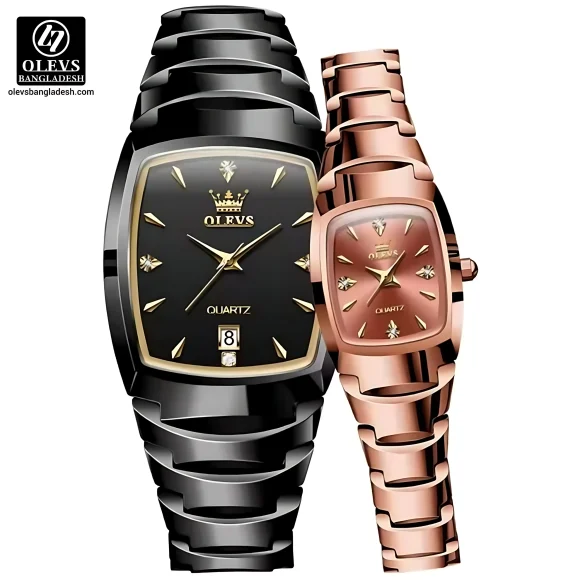 Olevs 7006 Couple Watch - Image 8
