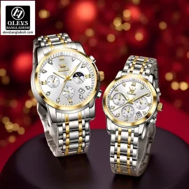 Olevs 2858 couple Chronograph