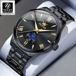 Olevs 3638 Men Watch Black