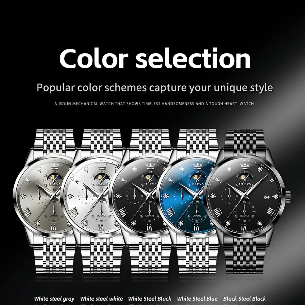 Olevs 2925 Men Chronograph - Image 8