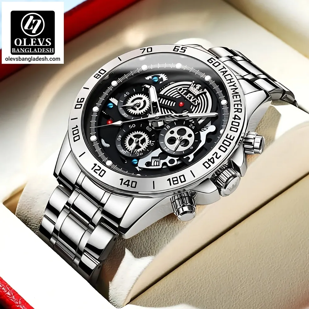 Olevs 9921 Men Chronograph - Image 11