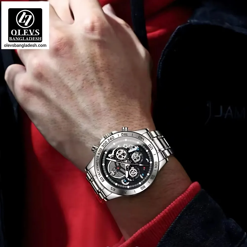 Olevs 9921 Men Chronograph - Image 4