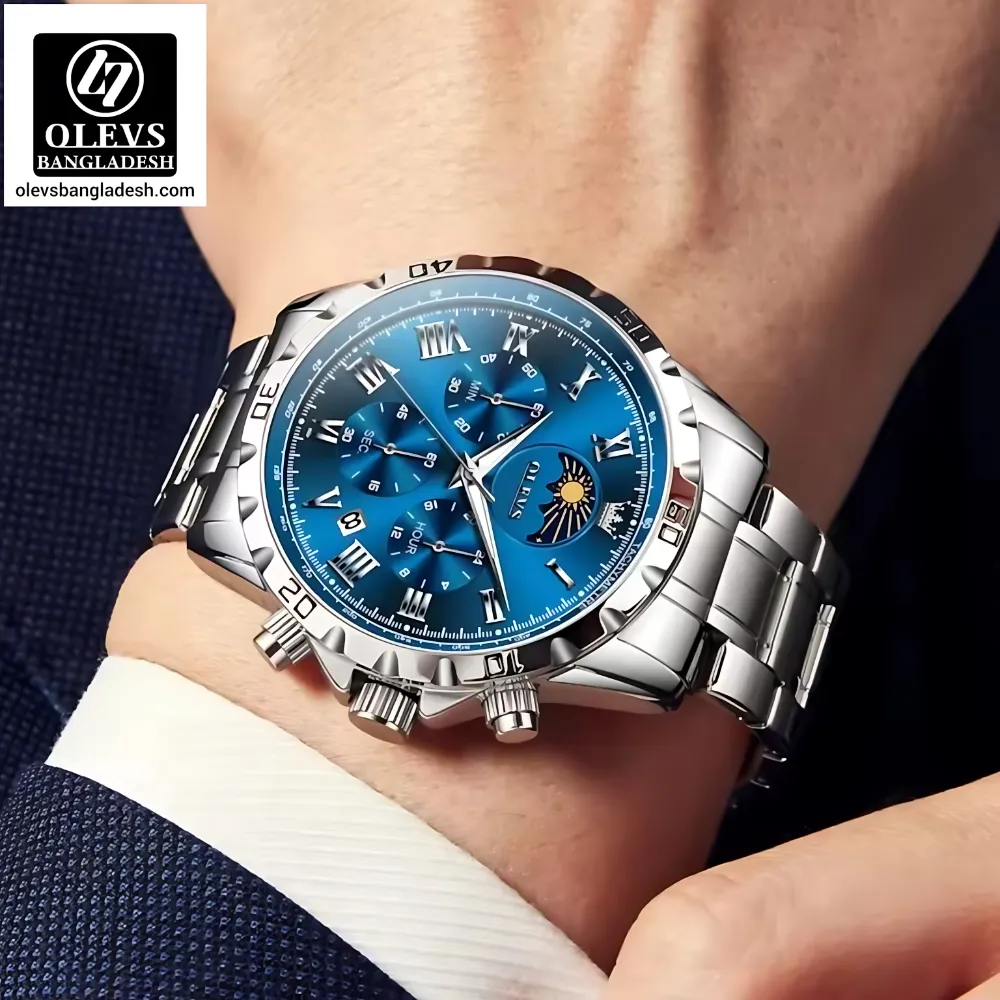 Olevs 2950 Chain Chronograph - Image 13