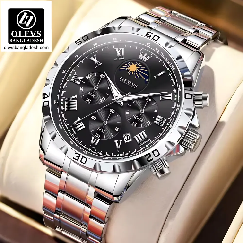 Olevs 2950 Chain Chronograph - Image 3